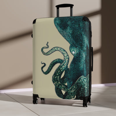 Suitcase: Kraken Ocean-Inspired Suitcase for Travelers