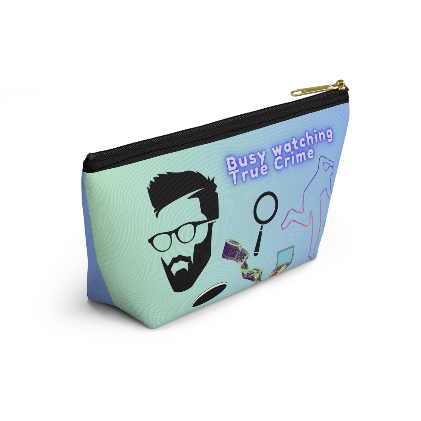 Pouch: Busy With my True Crime - Men's Accessory Pouch