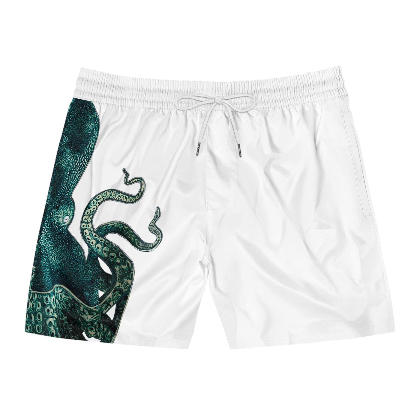 Swim Trunks:  Kraken It.  Mid-Length Swim Shorts (AOP)