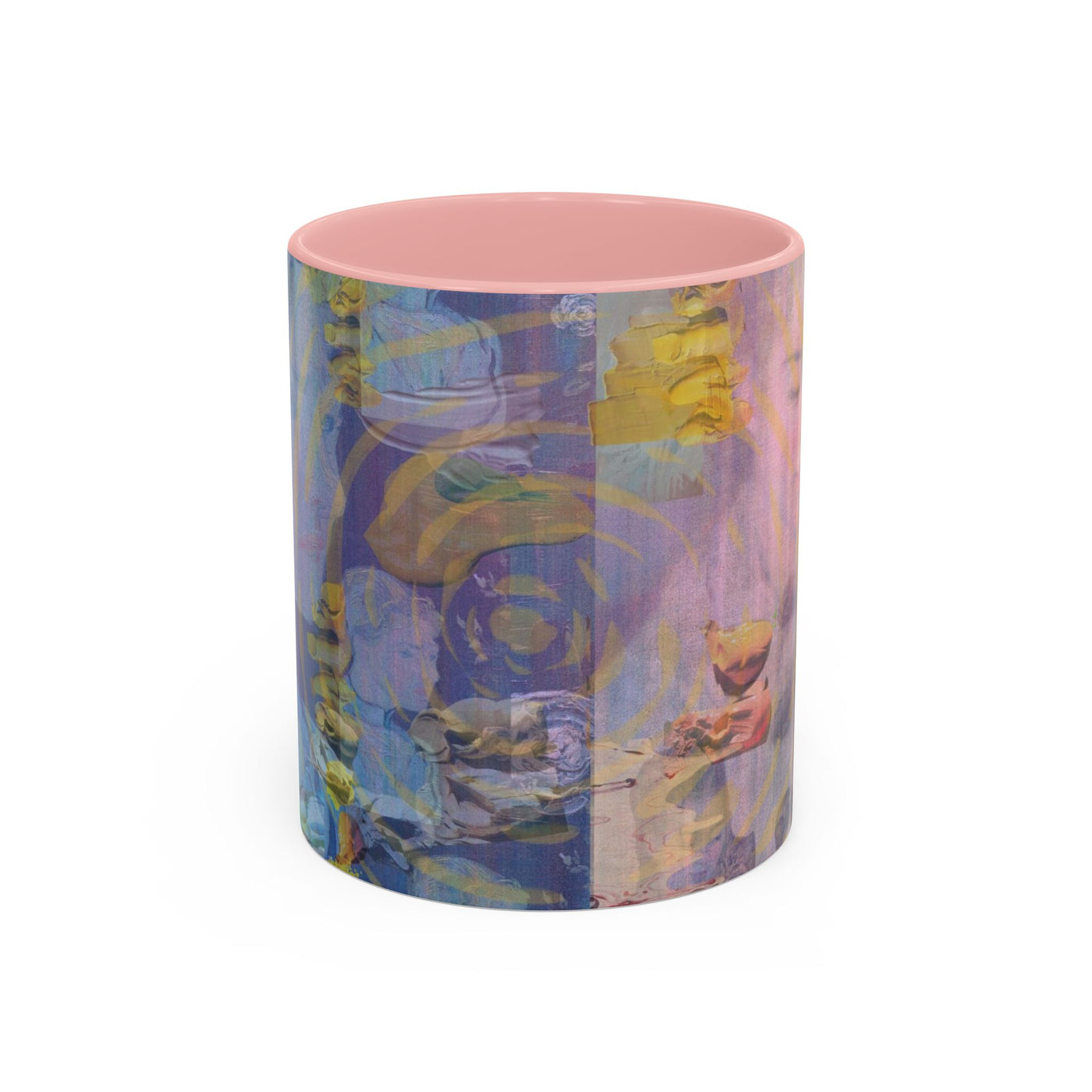 Mug: Fine Art Painterly mug | Blue and Yellow