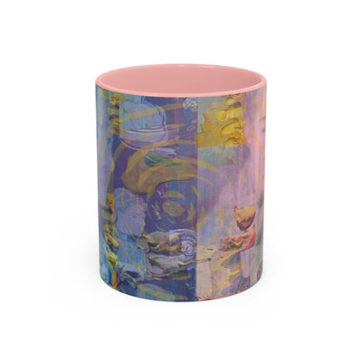 Mug: Fine Art Painterly mug | Blue and Yellow
