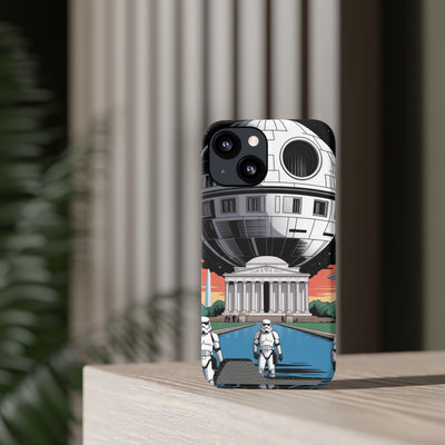 Phone Case: Galaxy-Inspired Phone Case with Card Holder, Space-Themed Gift, Star Wars-Inspired Design, Geek Accessories, Unique Phone Cover
