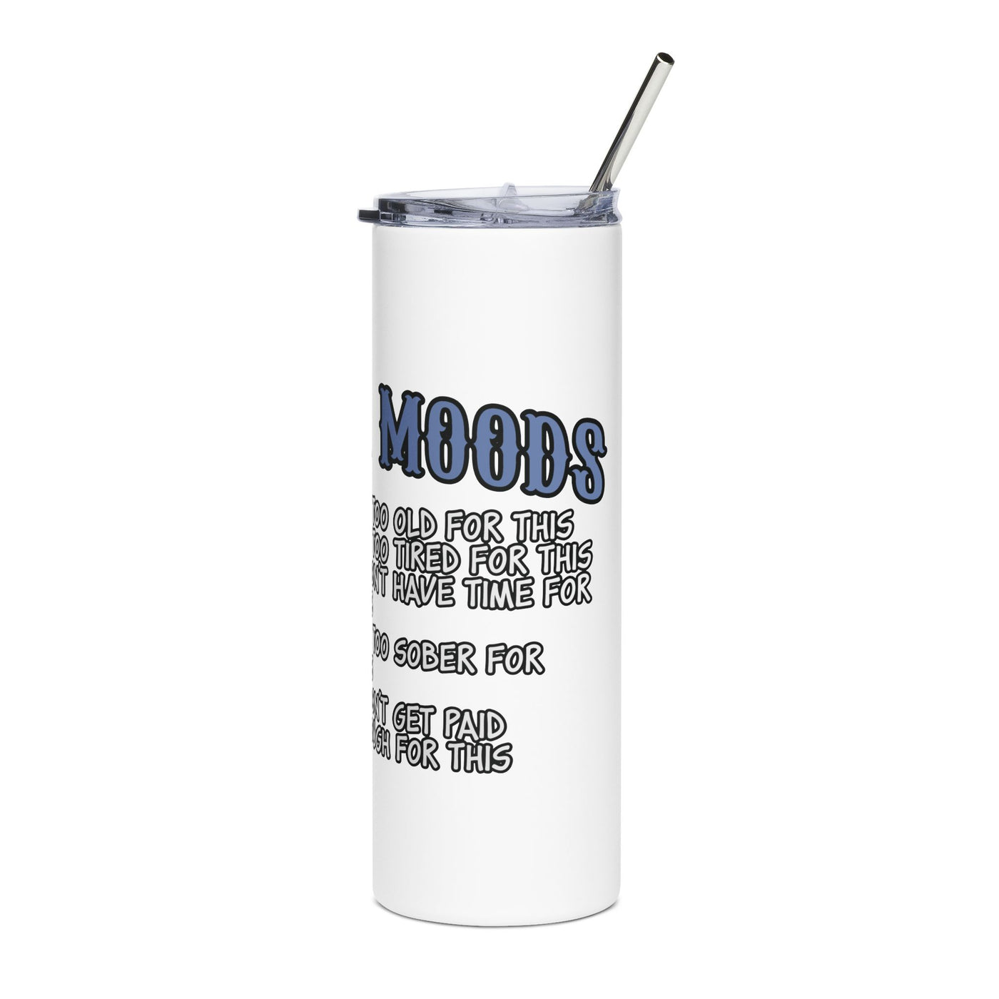 Tumbler: Funny Cat Stainless Steel Tumbler, 20oz, Cute Cat Design, Gifts for Cat Lovers, Funny Pet Owner Gifts, Cat-Themed Drinkware