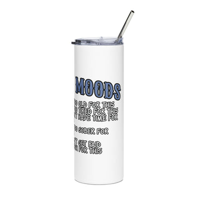 Tumbler: Funny Cat Stainless Steel Tumbler, 20oz, Cute Cat Design, Gifts for Cat Lovers, Funny Pet Owner Gifts, Cat-Themed Drinkware