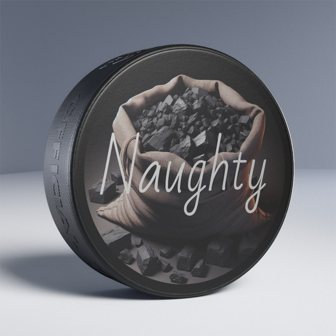 Puck:  Naughty List - Unique Hockey Puck Designs for Sports Lovers - Perfect Gift for Hockey Fans