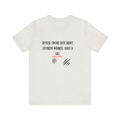 T-shirt: True Crime Joke | Cat Scratches