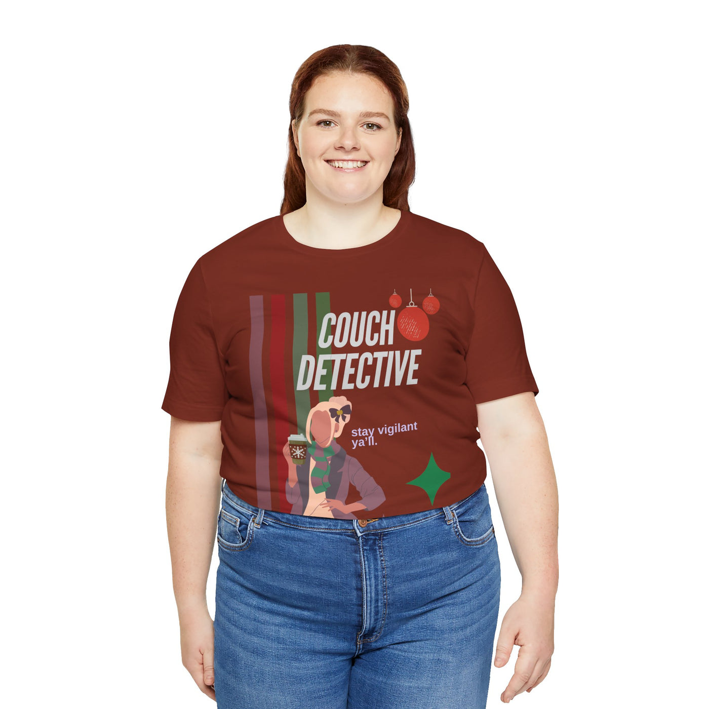 T-shirt: Couch Detective | Stay Vigilant | Holiday Edition