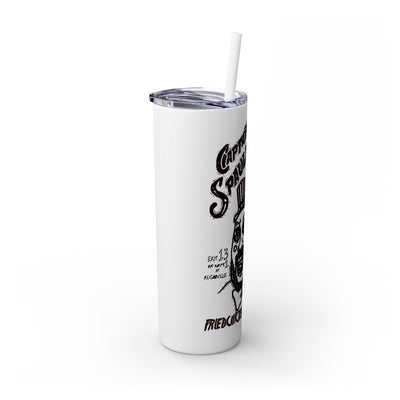 Tumbler: Mayhem and Monsters Skinny Tumbler | Personalized 20oz Insulated Drinkware | Great for Gifts, Parties, and Everyday Use