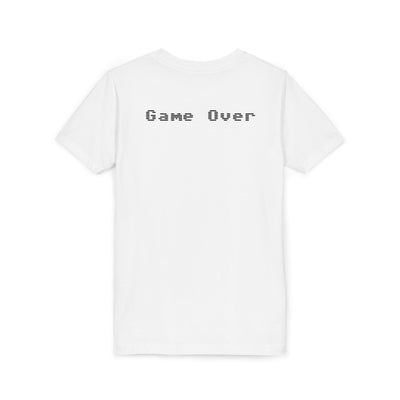 T-Shirt: Youth Gaming Graphic Tee with Colorful Controller Design - Gamer / Game Over