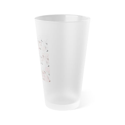 Glass: Stay Away from these Beasties Frosted Glass