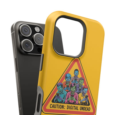 Phone Case: Zombie-Themed Tough Case for iPhone, Caution Digital Undead Phone Cover, Phone Accessory for Halloween, Unique Gift Idea, Trendy Phone [...]