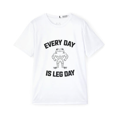 Tank Tops: Frog Fitness - Every Day is Leg Day Sports Jersey for Fitness Enthusiasts