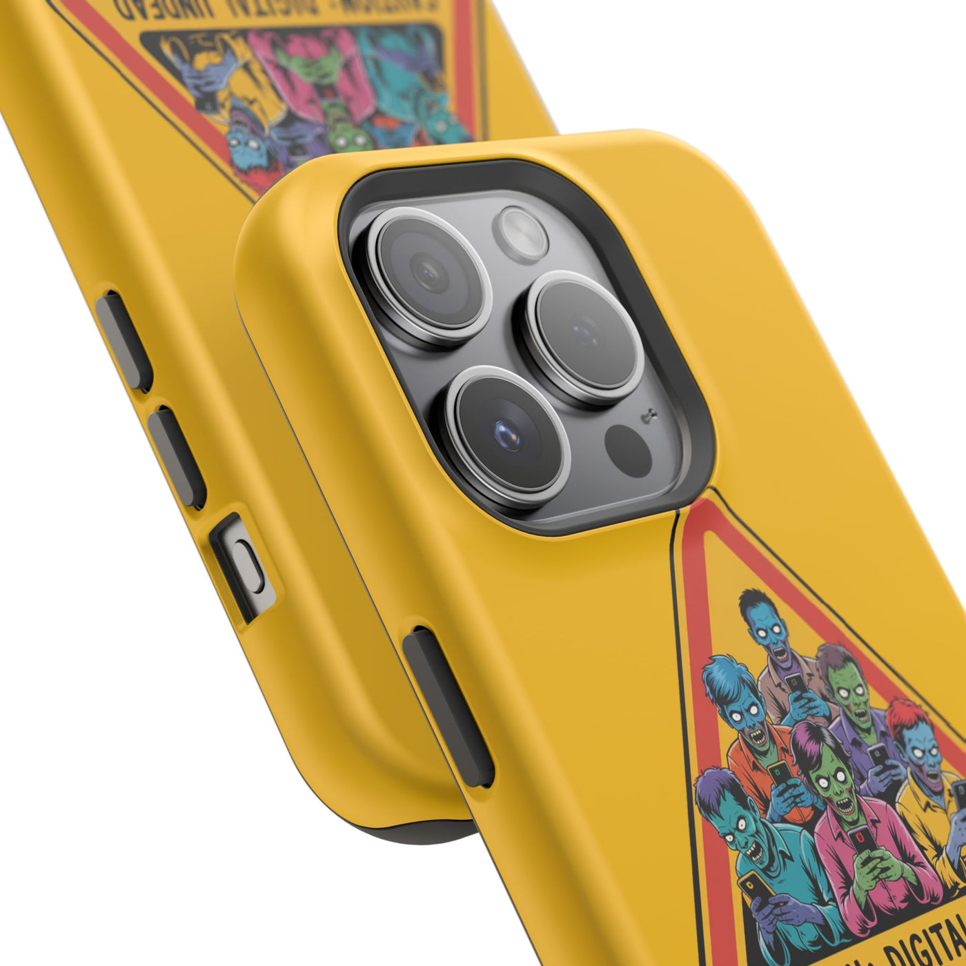 Phone Case: Zombie-Themed Tough Case for iPhone, Caution Digital Undead Phone Cover, Phone Accessory for Halloween, Unique Gift Idea, Trendy Phone [...]