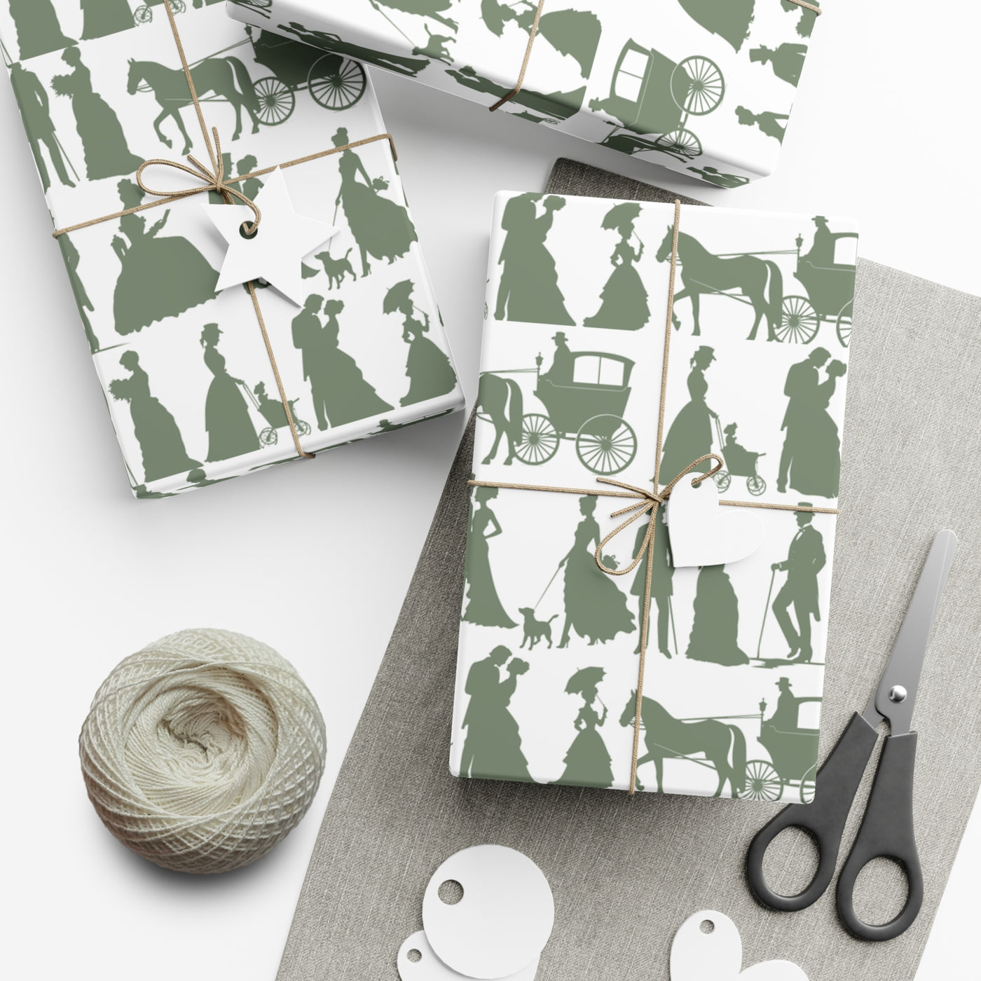 Wrapping Paper: Giddy Up | Victorian Inspired Design