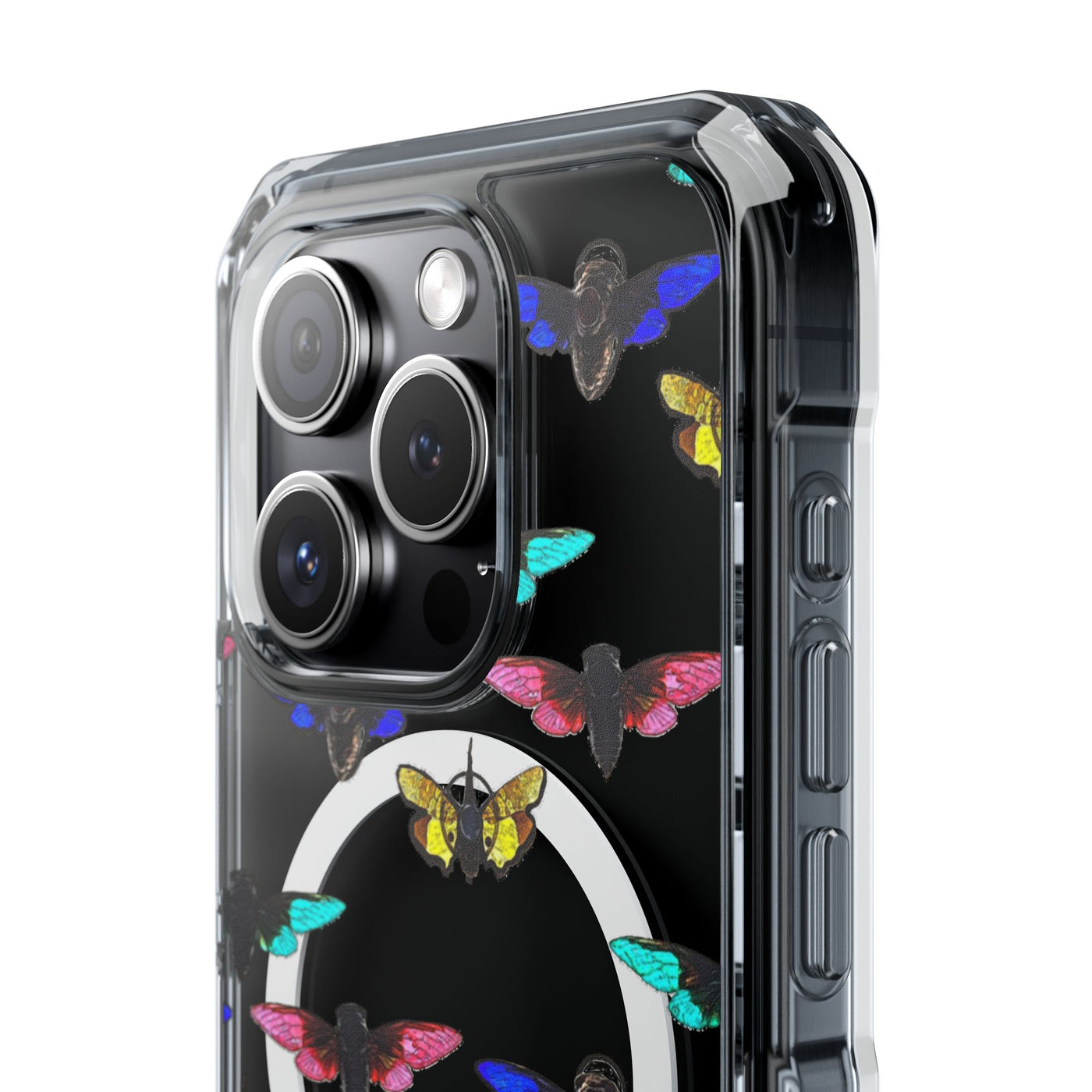 Phone Case: Magnetic Glow Moth Clear Impact Iphone Case