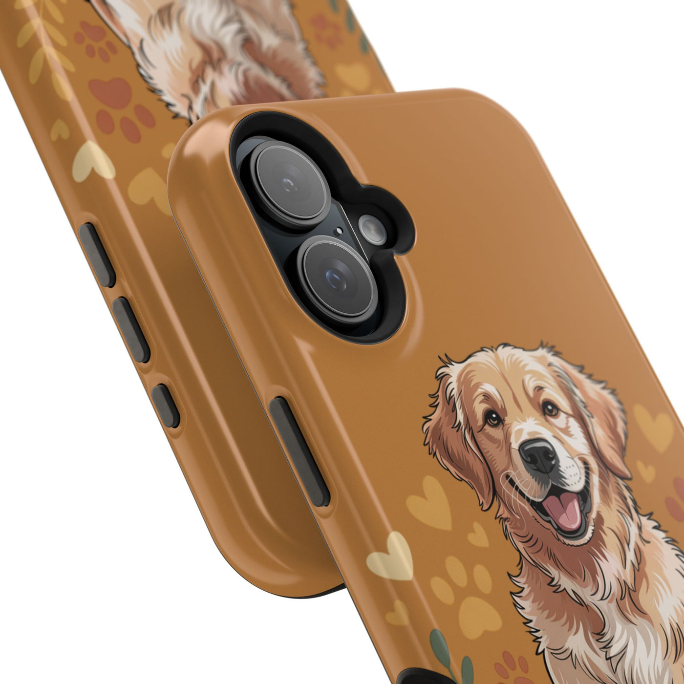 Dog Lover Magnetic Phone Case, Cute Pet Cases for iPhone, Dog-themed Phone Covers, Golden Retriever Case, Gifts for Dog Owners