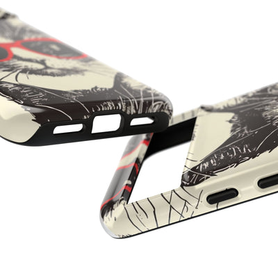 Phone Case: Sassy Cat Phone Case, Cute Cat Lovers Gift, Pet Lover Accessory, Fun Cat Phone Cover, Stylish Gadget Protection