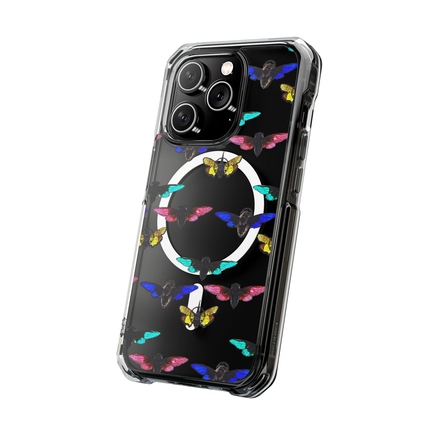 Phone Case: Magnetic Glow Moth Clear Impact Iphone Case