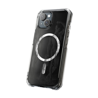 Phone Case:  Subtle Antique Skeletons Magnetic Clear Impact Case for iPhone