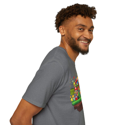 T-Shirt: Happy New Year Gamer Design | Retro