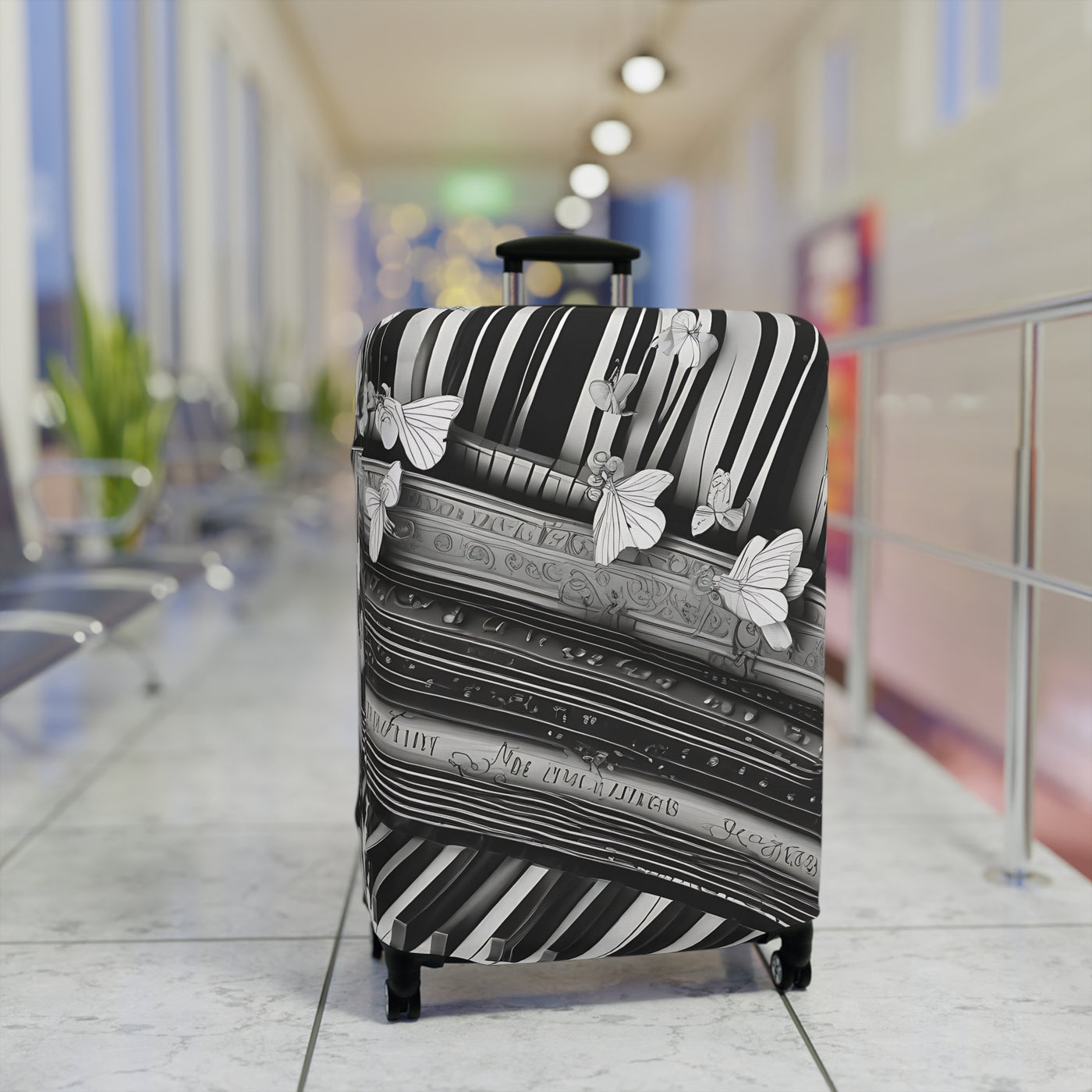 Luggage Cover: Stylish Flight of the Butterfly | Travel Accessory for Adventurers | Unique Suitcase Protector | Perfect for Gifts & Events