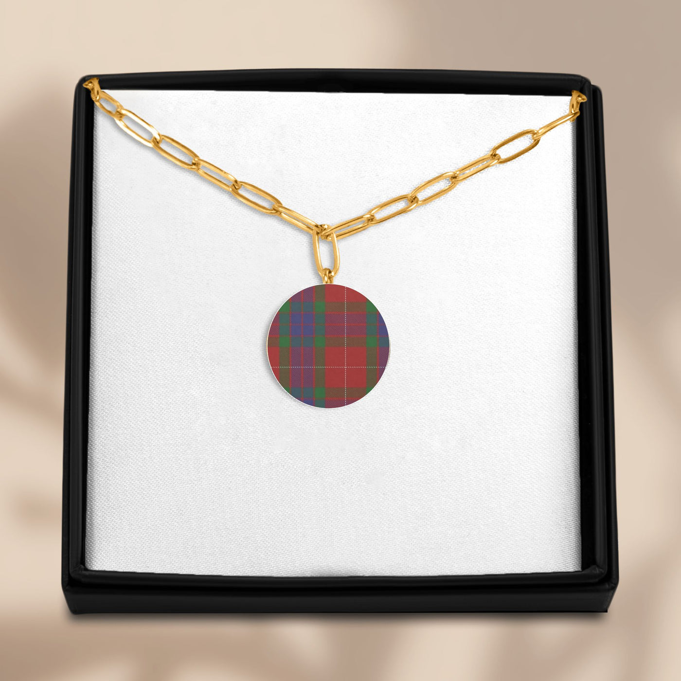 Necklace: Paperclip Coin-Circle Necklace -Make Your Own - Fraser Sample