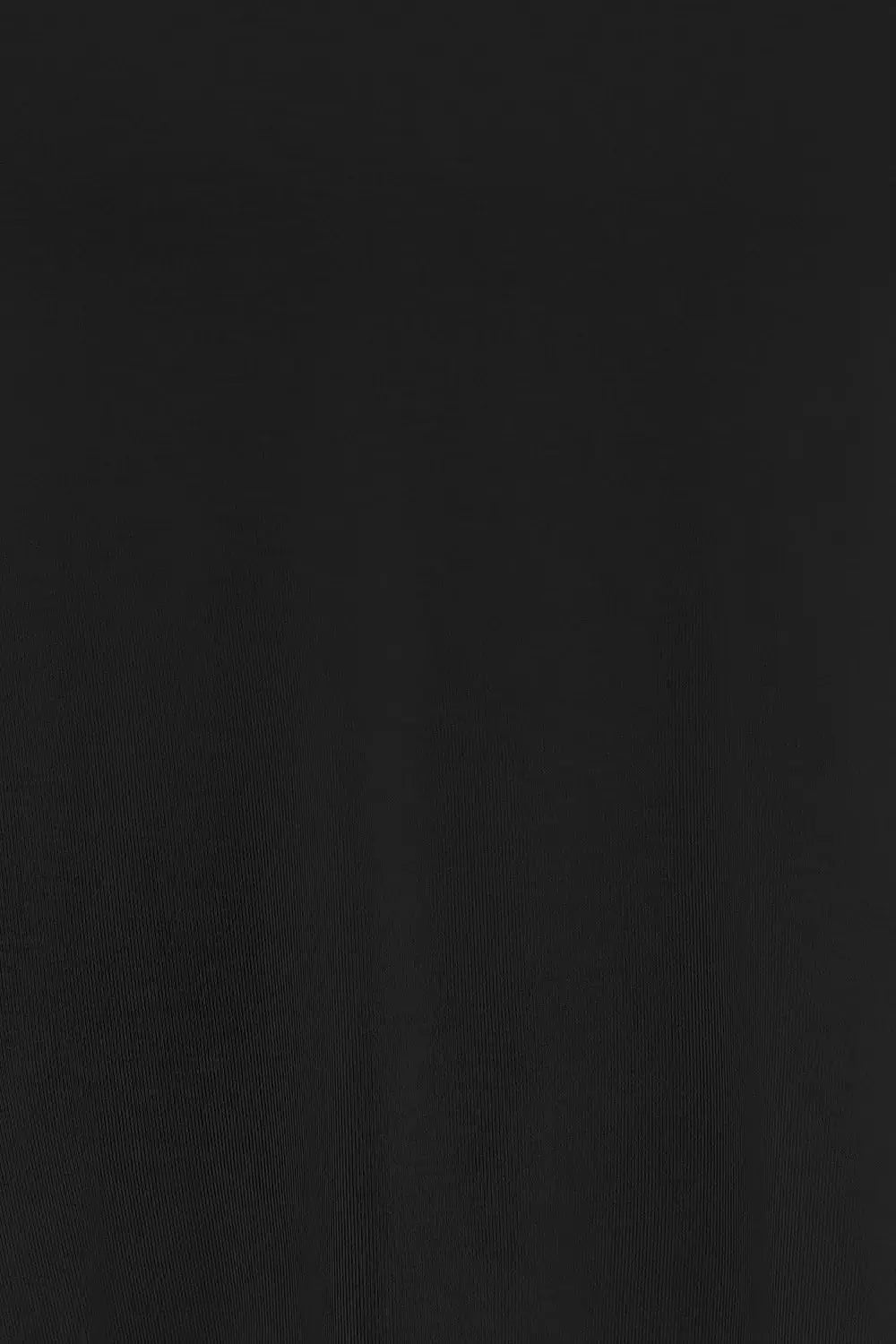 Black V-neck top with lantern sleeves made of a stretchy rayon blend.