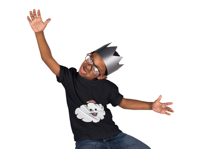 T-Shirt: Anime-Inspired Cloud - Kid's Fun T-shirt