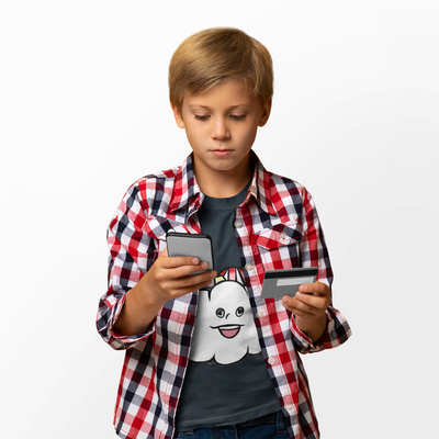 T-Shirt: Anime-Inspired Cloud - Kid's Fun T-shirt