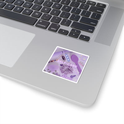 Kiss-Cut Stickers: Purple Aesthetic | Self-care