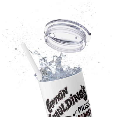 Tumbler: Mayhem and Monsters Skinny Tumbler | Personalized 20oz Insulated Drinkware | Great for Gifts, Parties, and Everyday Use