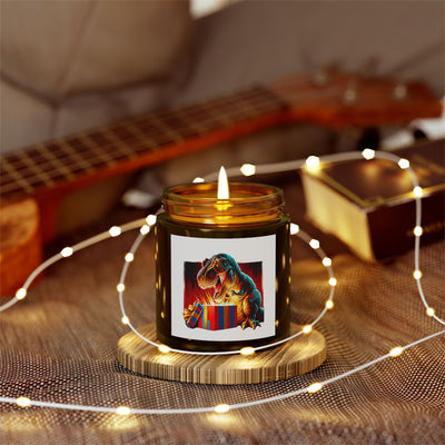 Candle: Little Arms  - Dinosaur -Themed Scented Candles - Coconut Apricot Wax (4oz & 9oz)