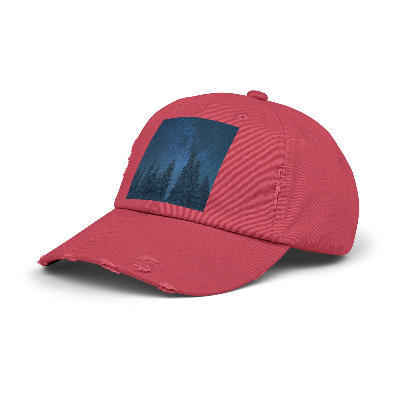 Cap: Night Sky Forest Design | Distressed