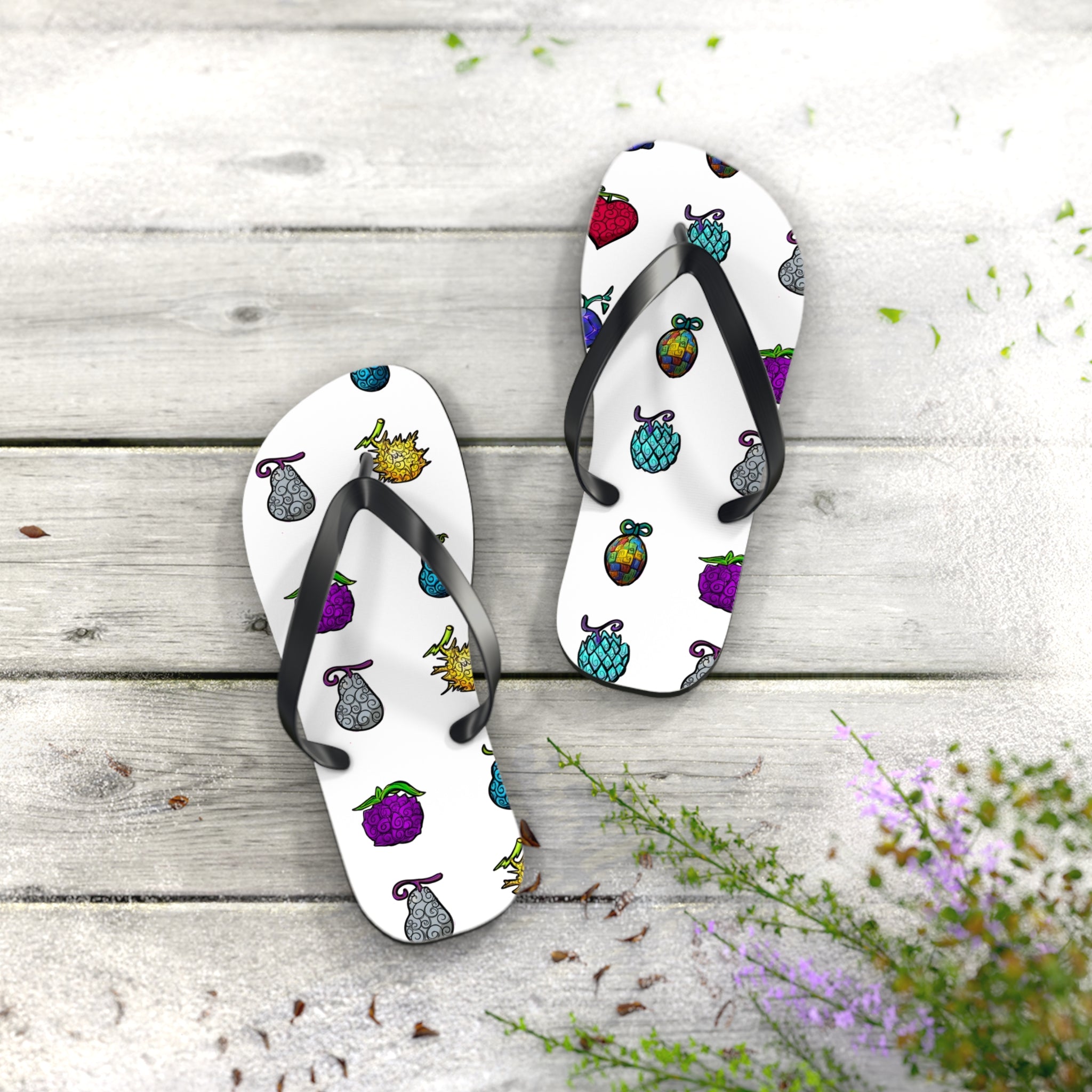 Flip Flops: Colorful Summer Flip Flops with Fun Patterns, Beach Footwear, Vacation Sandals, Gift for Summer Lovers, Poolside Essentials