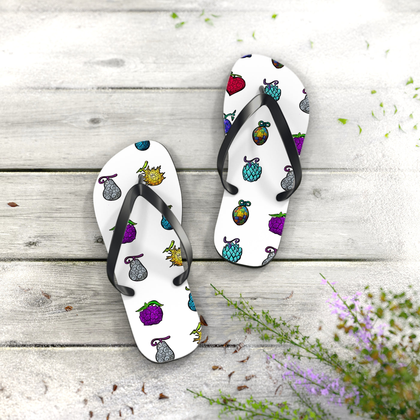 Flip Flops: Colorful Summer Flip Flops with Fun Patterns, Beach Footwear, Vacation Sandals, Gift for Summer Lovers, Poolside Essentials