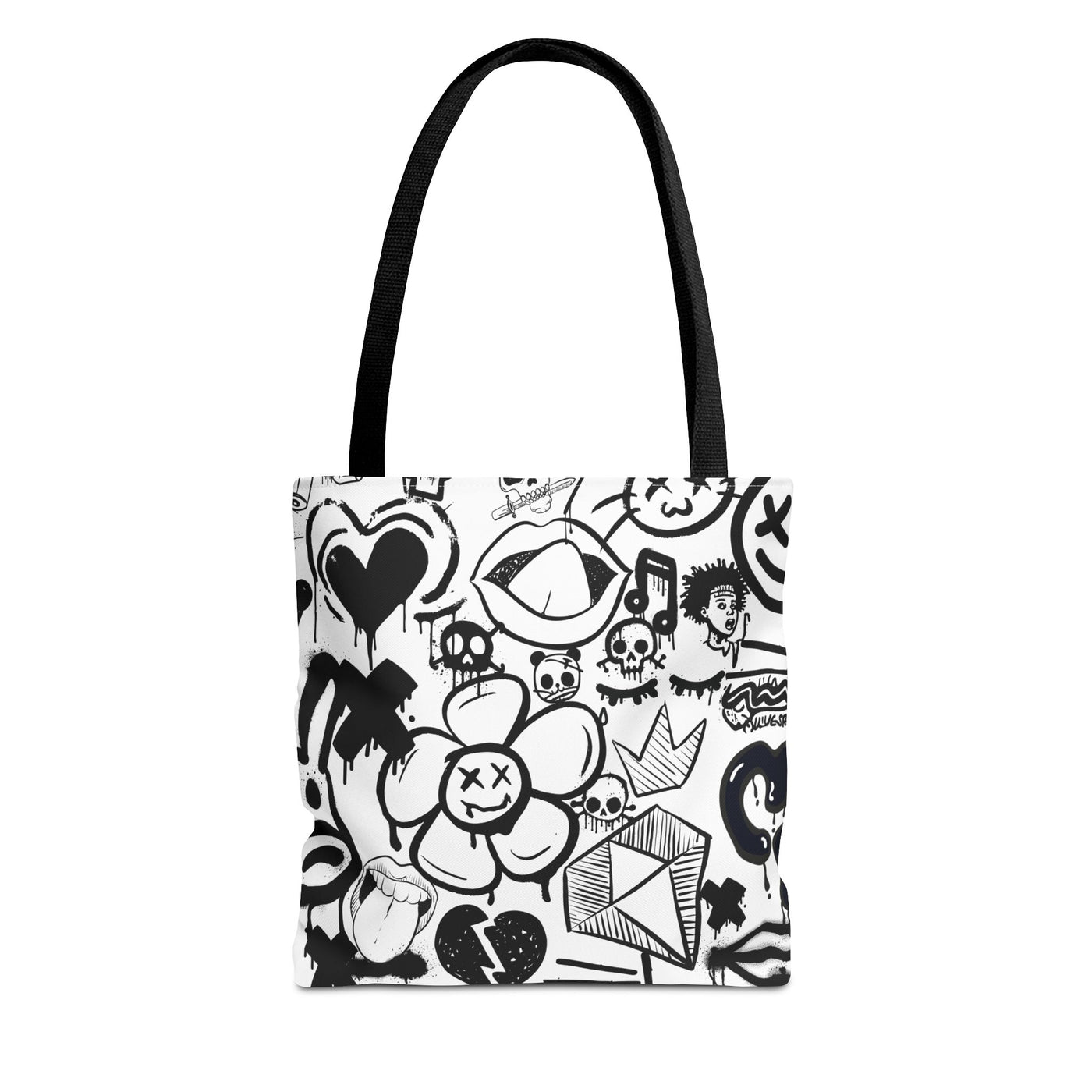Tote Bag: Graffiti Retort | Inky Funk Design