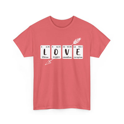 Unisex Heavy Cotton Tee - Love Elements Chemistry Shirt