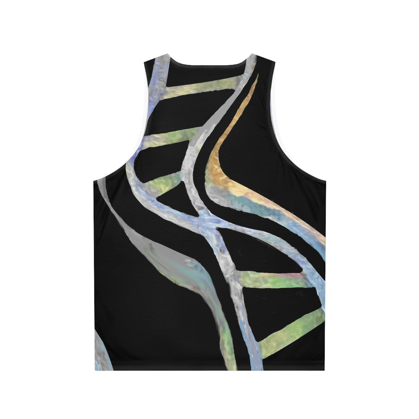 DNA Art Unisex Tank Top - Stylish and Unique Design for Science Lovers