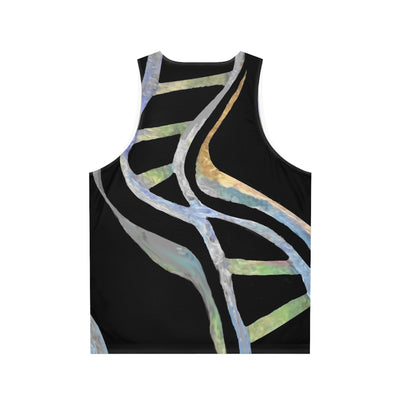 DNA Art Unisex Tank Top - Stylish and Unique Design for Science Lovers
