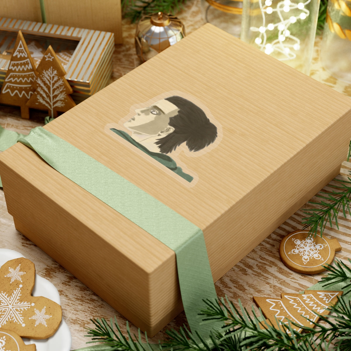 Kiss-Cut Stickers: Under the Tree.