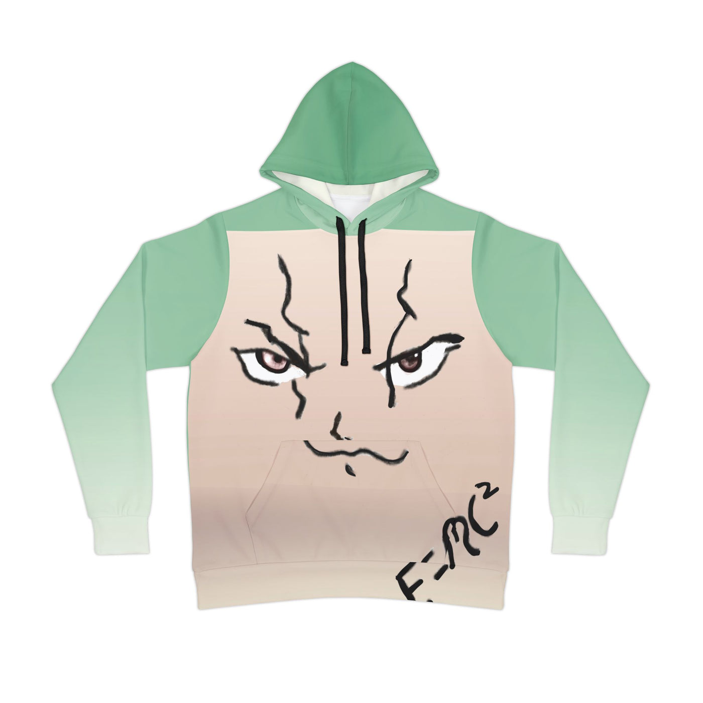 Mystical Athletic Hoodie with E=mc² Design - Perfect for Science Enthusiasts and Casual Wear