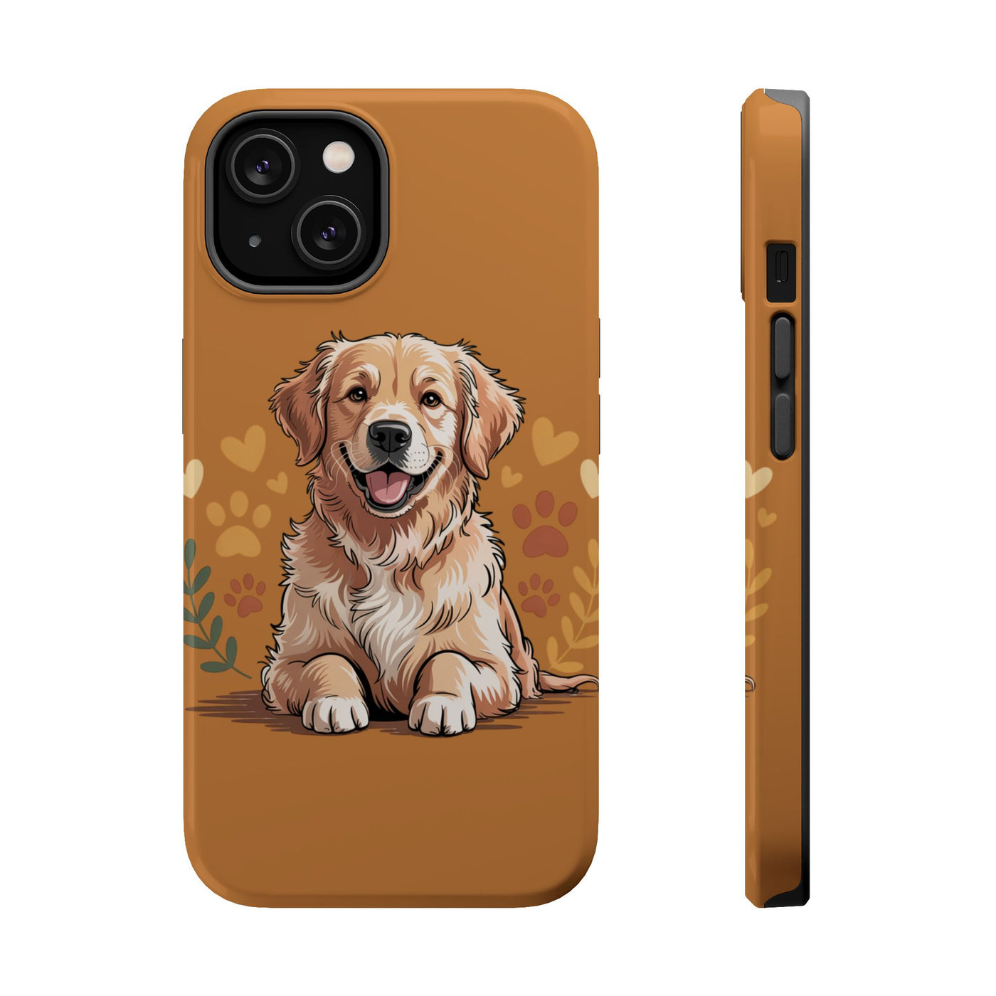 Dog Lover Magnetic Phone Case, Cute Pet Cases for iPhone, Dog-themed Phone Covers, Golden Retriever Case, Gifts for Dog Owners