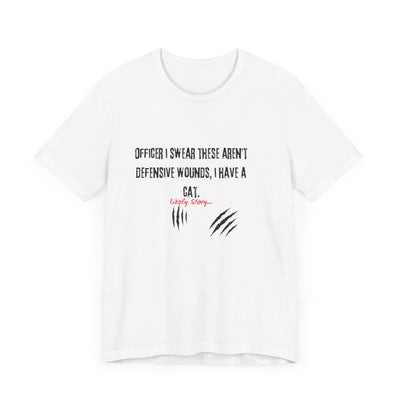 T-shirt: True Crime Joke | Cat Scratches