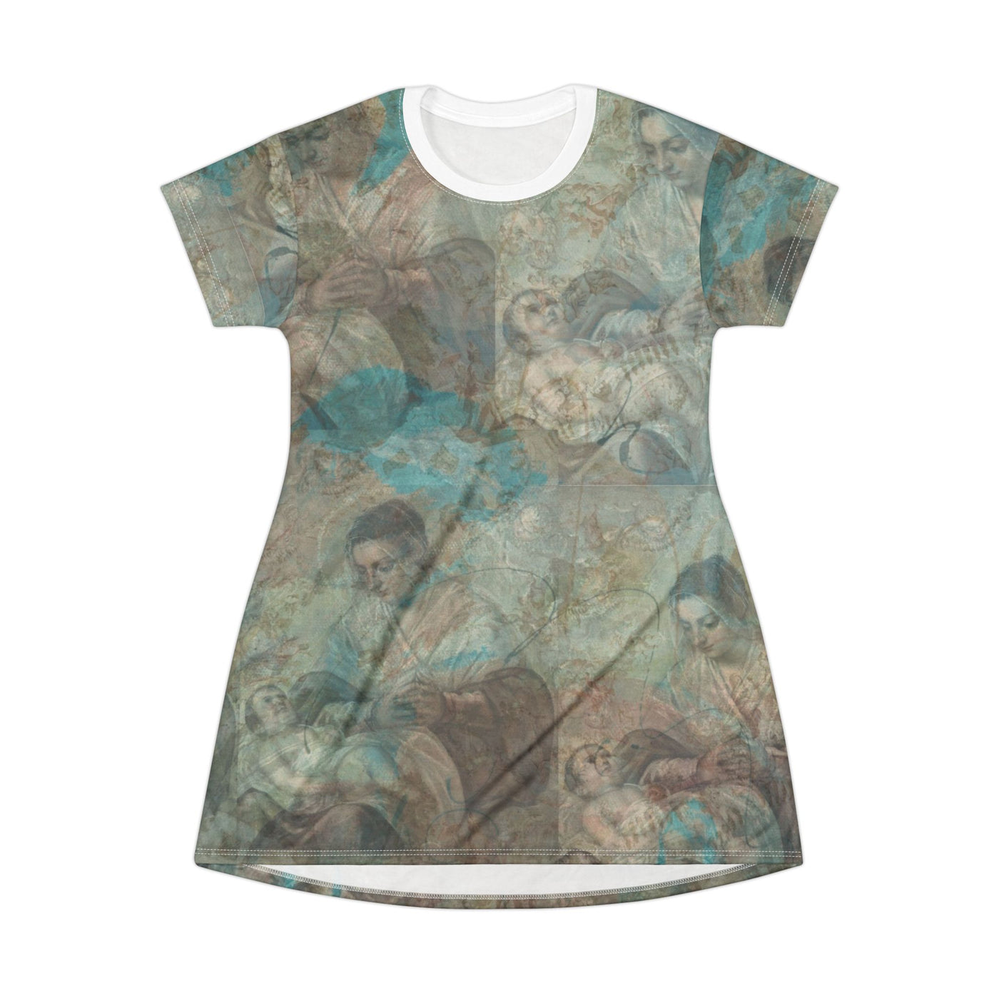 T-shirt Dress: Fine Art inspired | Mother With Her Child