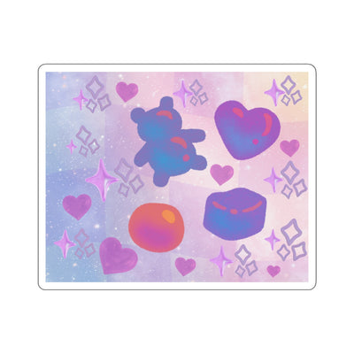 Die Cut Stickers: Purple Gummy Gummy Design