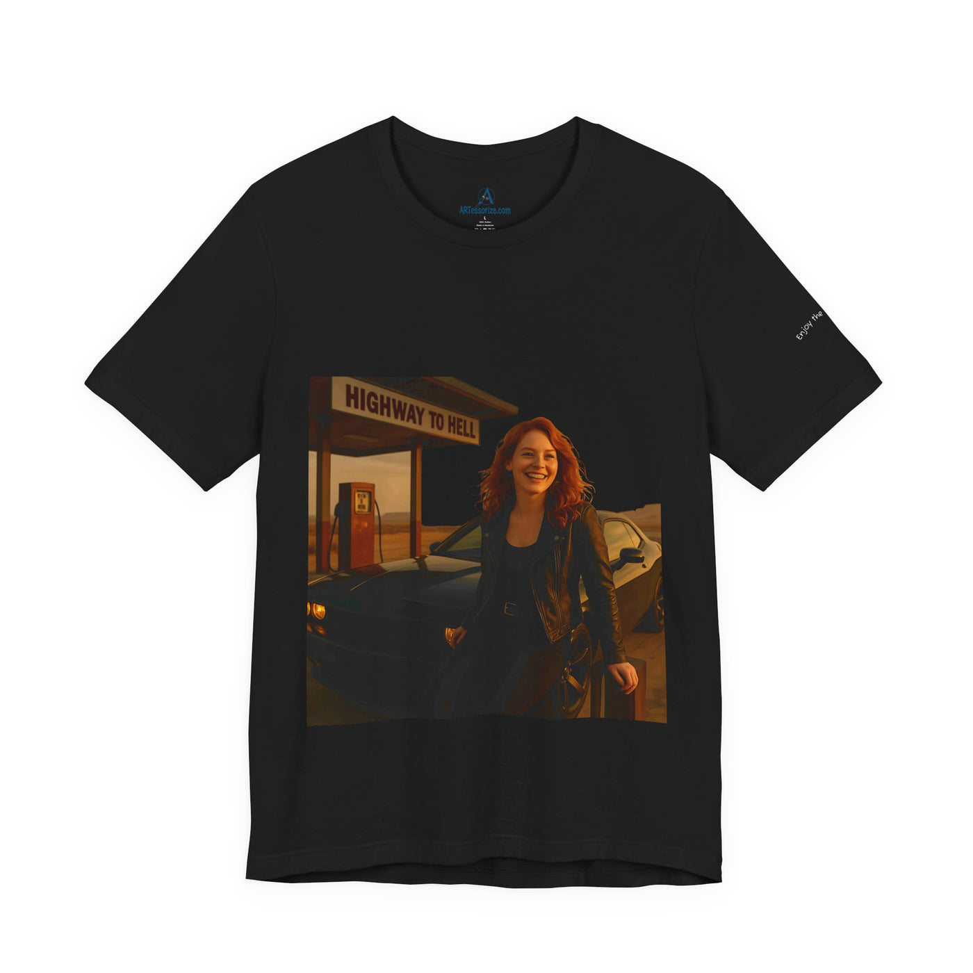 T-Shirt: Enjoy the Journey on the Highway to Hell Graphic Tee