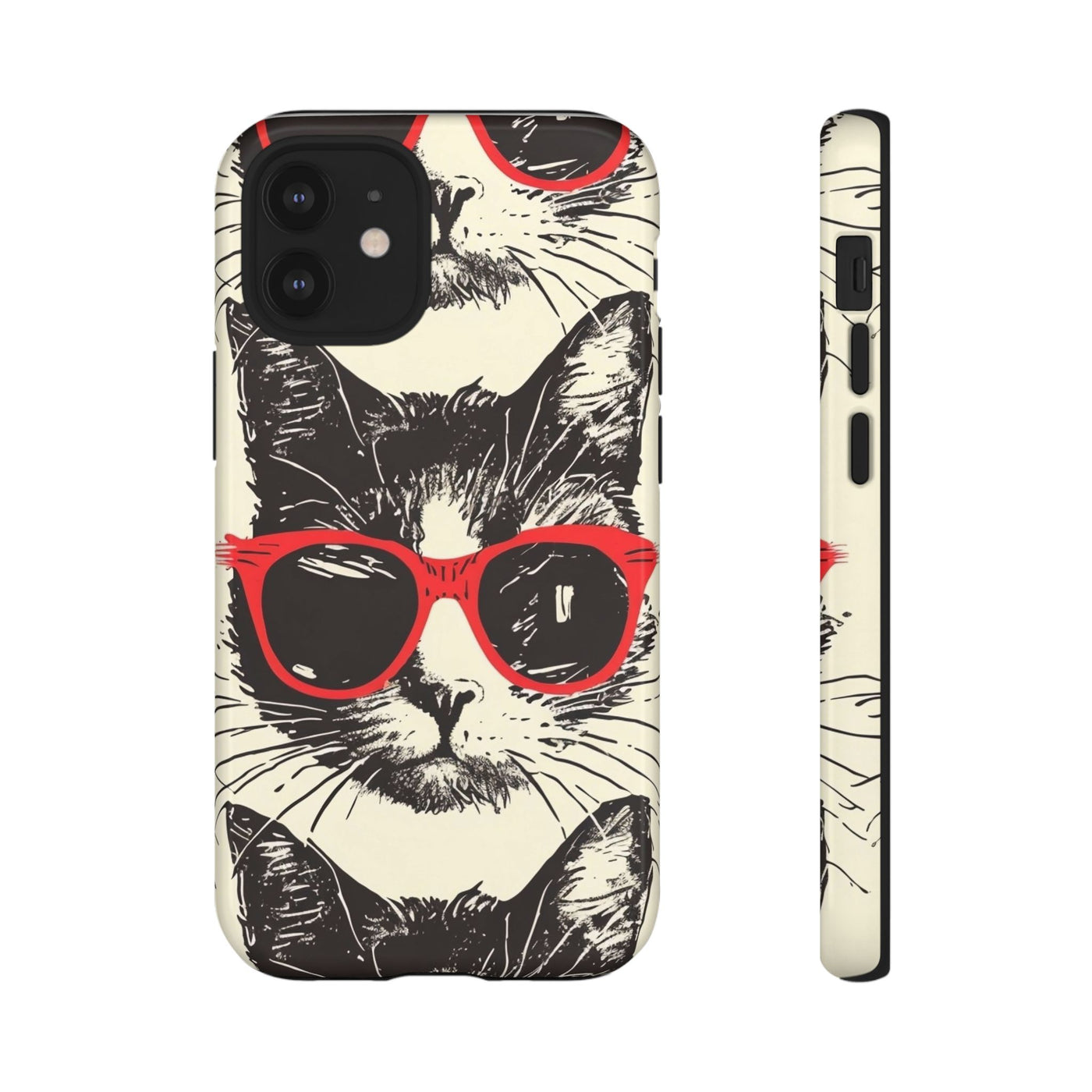 Phone Case: Sassy Cat Phone Case, Cute Cat Lovers Gift, Pet Lover Accessory, Fun Cat Phone Cover, Stylish Gadget Protection