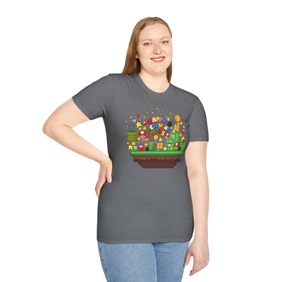 T-Shirt: Happy New Year Gamer Design | Retro