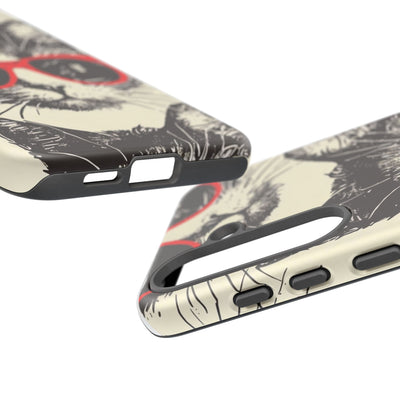 Phone Case: Sassy Cat Phone Case, Cute Cat Lovers Gift, Pet Lover Accessory, Fun Cat Phone Cover, Stylish Gadget Protection