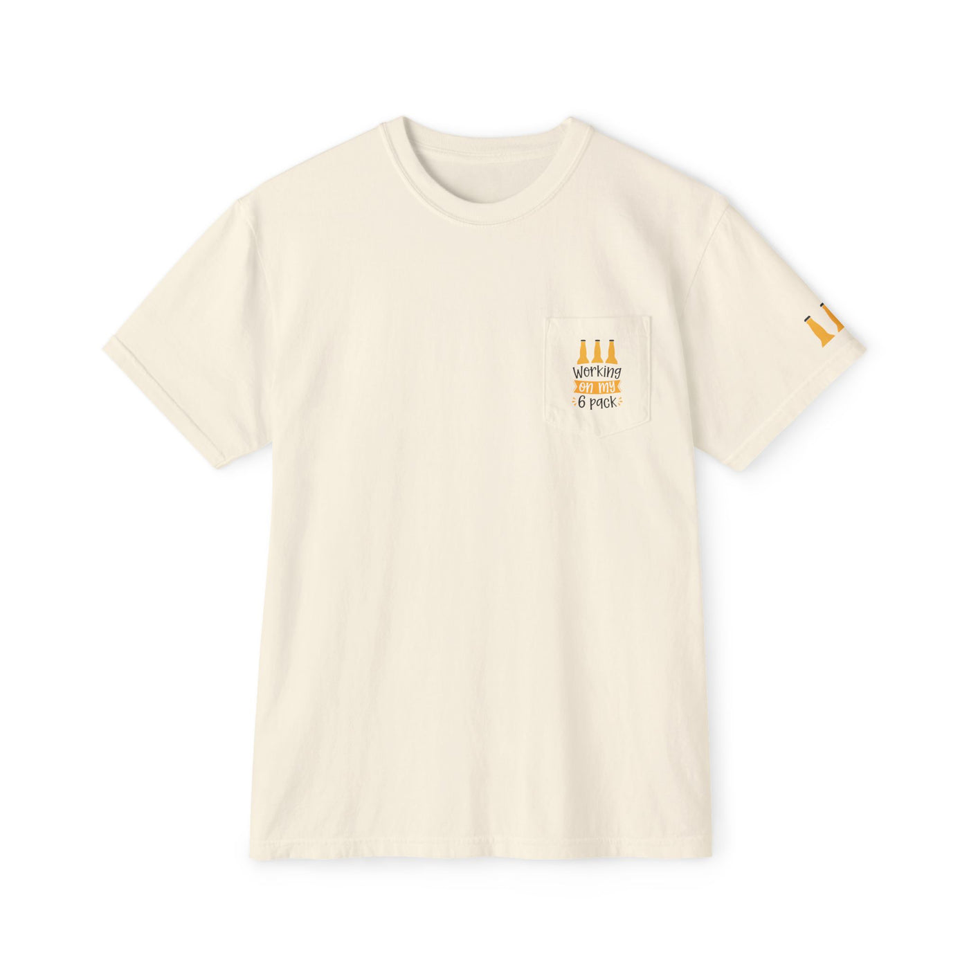 T-Shirt: Working on Six Pack Pocket Tee